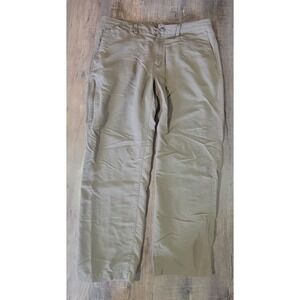 REI Co-Op Mens 36x30 Tech Hiking Pants‎ Green Outdoor Zip Pocket Trail Nature